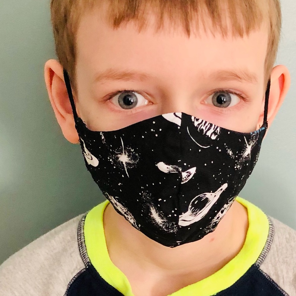 NWT Colorado made Solar System Print mask